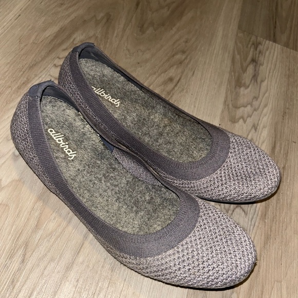 Allbirds Gray Comfort Flats with Flexible Sole - Picture 1 of 4